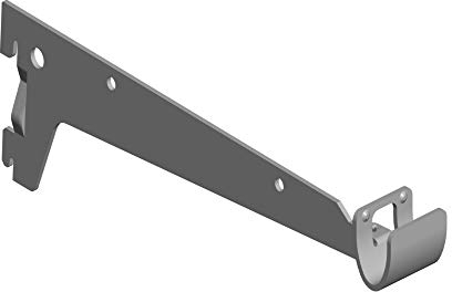 Home System 66588 Regalträger, 1 Haken, Aluminium