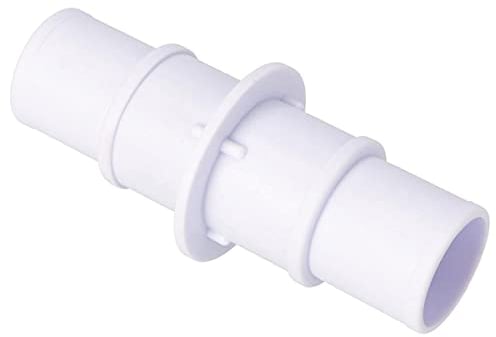 Duraol Embout double pour tuyau I Raccord pour tuyau de Ø 32-38mm I Pièces de rechange pour conduite de piscine I Adaptateur pour relier deux tubes de piscine I Accessoire de qualité supérieure