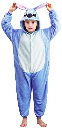 Brinny Adulte Unisexe Combinaison Pyjamas Cosplay Costume Soiree de Déguisement Anime Animal Fleece Vêtements Onesie de Nuit Fantaisie - XL