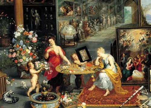 Clementoni 36502 - Puzzle 6000 Teile HQ - J.Bruegel: Allegorie der Sinne, 6000 Teile