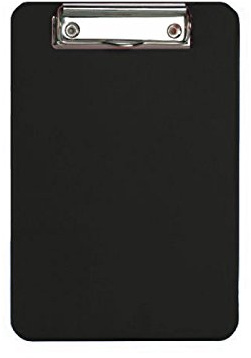 Klemmbrett DIN A5 _ Schreibplatte Clipboard _ Schwarz