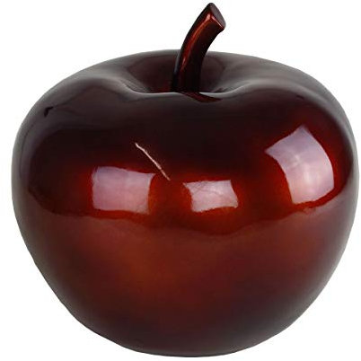 Casablanca Skulptur Apple Kupfer metallic 28x26cm
