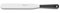 Rousselon 32 Dumas International en Acier Inoxydable Spatule Droite en Carte, Noir, 21 cm