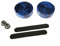 CarbonEnmy Mehrfarbe Lenkerband Bar Tape Rennrad Griffe Kork Top Qualit?t neu (Schwarz-Blau)