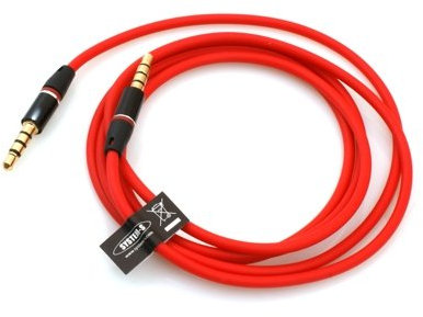 System-S Cavo AUX Stereo a 4 Poli, 3,5 mm, 110 cm