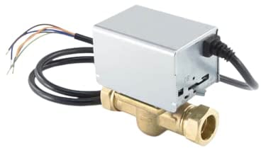 PSW TRADE SUPPLIERS LTD Two Port Motorised Valve Normally Closed with Microswitch and Demountable Head, Industry Standard Synchronous Motor, 22mm SPST Switch Type