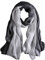 Schals Damen 100% Seide, Seidenschal/Stola/Pashmina Winter Elegante Stilvolle Leichte 70.8''*27.5'' (Grau)