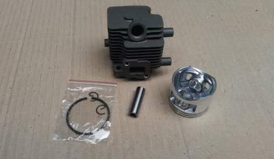 PISTONE DEL CILINDRO DA 32 MM Gruppo anello per MITSUBISHI 32F Zenoah 1E32F Spazzola tagliasiepi per erba HT2310 / G23L