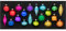 WeRChristmas Glass Christmas Tree Baubles, Multi-Colour, Set of 20