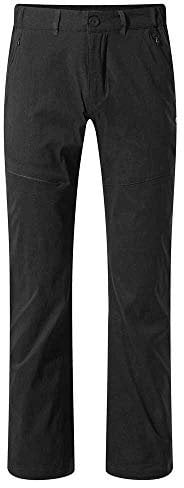 Craghoppers Men's Kiwi Pro II Walking Trousers Active Stretch Bottoms Black 42 S