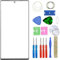 MovTEK Kit de Remplacement de Ecran Tactile Vitre Avant d'origine pour Samsung Galaxy Note 10+/Plus 4G/5G N975F Lentille Extérieur Verre avec l'outil de séparation Noir