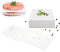 Papel antiadherente GOURMEO 500 piezas para la prensa de hamburguesas redonda 14x14 cm | papel para hamburguesa