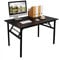 SDHYL Klapptisch, Computertisch, Schreibtisch, Bürotisch, Home-Office-Tisch, Faltbarer Schreibtisch für Home-Office, kleine Räume (Schwarz, 100_x_60cm)