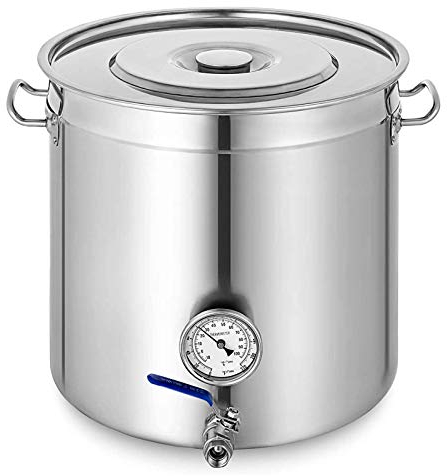 Bollitore Per Birra Fatta in Casa in Acciaio Inossidabile, 30L