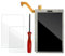 Jolanco Écran LCD supérieur de rechange pour Nintendo 3DS (haut/supérieur), avec tournevis et film protecteur d'écran.