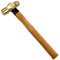 WEDO Brass Ball Peen Hammer with Woodeng Handle,Ball Pein Hammer, 1-1/2lb, 325mm, 13