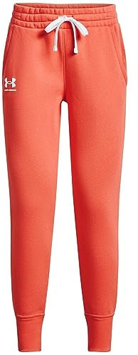 Under Armour Womens Pants Women's Ua Rival Fleece Joggers, ABN, 1356416, Size LG