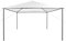 Susany Pavillon Pergola Anbaupavillon Überdachung Gartenpavillon Partyzelt Mit Überdachung,Terrassenüberdachung Terrassenpavillon Gartenlaube Gartenhaus Gartenzelt Vordach 4 x 4 x 3 m (L x B x H)
