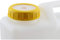 Petri Comet Bague à vis avec bouchon anti-poussière | Couvercle pour bidon | Couvercle à vis pour réservoir d'eau de camping (DIN 96, jaune)