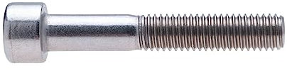 Cilindro Tornillos de Cabeza Hexagonal M5x40 (Paquete de 25) A2 de Acero Inoxidable Hexagonal Socket Allen Key Hex Tornillo Tornillos de Rosca Tornillos Cilíndricos Estándar DIN912 (5mm x 40mm)