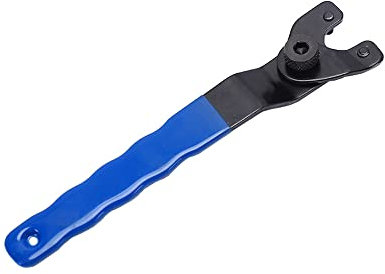 Universal 8-50mm Angle Grinder Spanner Key Adjustable Pin Wrench with Plastic Handle for Angle Grinders, with Wrench