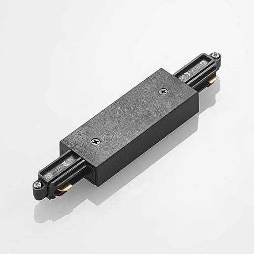 Lindby Stromschienenleuchte Linaro in Schwarz - 1-Phasen Stromschiene, Stromschienenstrahler
