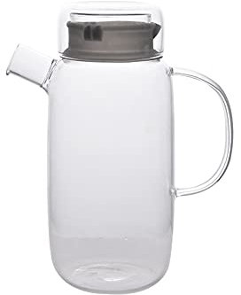 Botella de Agua 50.7 oz Jarra de vidrio de alto borosilicato con tapa con alta temperatura Resistente a la temperatura Juguete de jarra de jarra de jarra de jarra de jarra for amigos Nuevo hogar Jarra