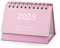Mini Tischkalender 2024-2025, 9,5x7,5cm Mini-Standkalender von Juli 2024 bis Dezember 2025 Stand-Klapp-Tischkalender Kleiner Tischkalender für Zuhause Schule Büro (Rosa)
