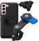 Quad Lock Motorcycle Handlebar Phone Mount Kit with Vibration Dampener and Galaxy S22 MAG Case