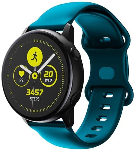 Silicone Bracelets de Remplacement pour Amazfit Bip 6/5 Unity/Stratos 3/2/2S/Pace, 22mm Sport Bracelet pour Amazfit GTR 47mm/GTR 4/3/3 Pro/2/Balance 46mm/Balance 2