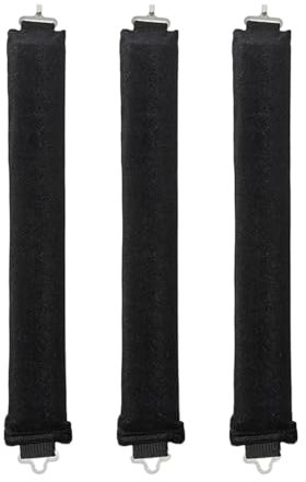 Colcolo 3-teiliger Lockenwickler ohne Hitze, keine Heizwickler für Frauen, praktisch, DIY-Haarstyling-Tools, weiche Lazy Overnight Blowout Rods, Schwarz