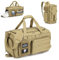 BAGZY Taktischer Reisetasche Sporttasche 40l Trainingstasche Herren Mit Schuhfach Für Herren Reise Sport Fitness Weekender Zelten Khaki
