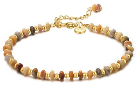 vissen Naturstein Armband Damen Armbands Verstellbar Modeschmuck Jewellery