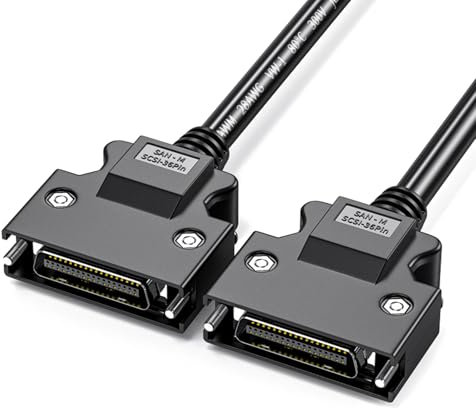 PLCPDM SCSI CN36P Anschlusskabel, 36-polig, Servo-Datenleitung, Verlängerungsdraht, doppelte Abschirmung für SCSI-Brenner, Scanner