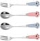 4 Pcs Stainless Steel Dog Food Fork for Pet Feeding Cat Food Fork Set Paw Cat Can Spoon Dog Forks Pet Food Spoon