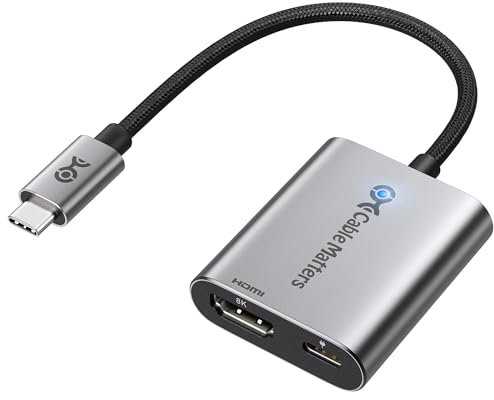 Cable Matters USB-C to 8K HDMI Adapter with 140W PD