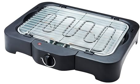 Quest Smokeless Electric BBQ Grill – 2300 W Table‑Top Indoor Grill with Adjustable Thermostat, Cool‑Touch Panel, 36 × 24 cm Plate