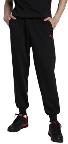 PUMA Herren F1 ESS Sweatpants-Relaxed Trainingshose, Schwarz, L