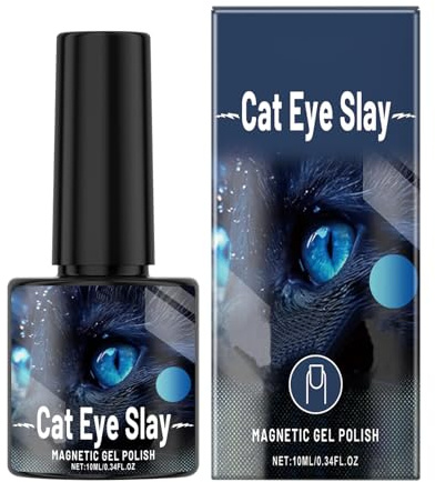 Gloss Gloss Nagellack Katze Magnetisch | Glitzernägel mit hervorragendem Schimmer und Leuchtwirkung auf Wasserbasis schnelltrocknend für modische Maniküre