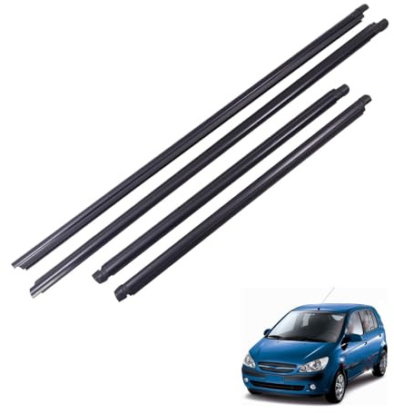TIUEO Auto Dichtungsstreifen Für Hyundai Click Getz 2006-2011 Fensterdichtung Weathers Kantenschutz Autotür Ersatzteile Weatherstrip