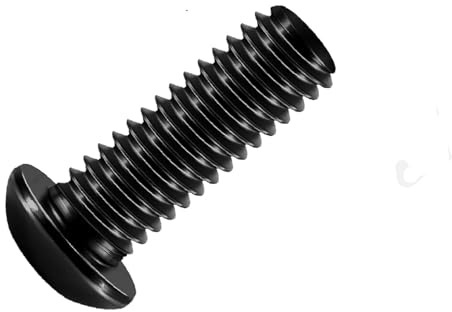 Bulloni ad alta resistenza da 3 mm, M3 x 20 mm, confezione da 20, colore nero (10,9 H/T), con testa a brugola (20, M3 x 20 mm)