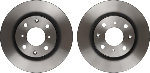 TRW DF4152 2x Bremsscheiben Kompatibel mit Honda Jazz II (GD_, GE3, GE2) 2001-2008 Vorderachse und Andere Fahrzeuge