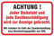 Schild Ladendiebstahl Diebstahl Sachbeschädigung Anzeige aus Aluminium-Verbundmaterial 3mm stark 20 x 30 cm