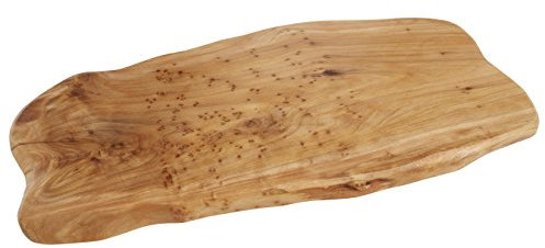 Premier Housewares Kora Chopping Board, Natural Cedarwood, 42 cm