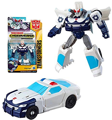 Transformers E3636 Cyberverse Action Attackers: Warrior Class Prowl Action Figure Toy