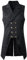 Nofonda Gilet Lungo Gotico Stile Steampunk Vittoriano Slim Fit per Uomo (S, Nero)