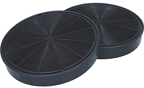 LUTH Premium Profi Parts 2x Kohlefilter Aktivkohlefilter kompatibel mit Electrolux 902980046/4 196mmØ EFF62 für Dunstabzugshaube 2Stk