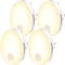Lyridz LED Night Light Plug in Wall, Motion Sensor Night Lights, Smart Auto on/Off Indoor Lighting,Dimming for Adults Nursery Kids Baby Children's Room Bedroom,Stairs,Hallway,Corridor (4Pack)