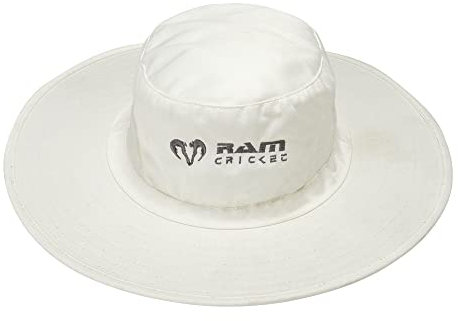 Ram Cricket Sun Hat - White - Senior