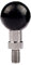 Uposao RAM Ball Adapter Electric Car Rearview Mirror Screw Ball Head with M8 x 1.25 Threaded Post Black